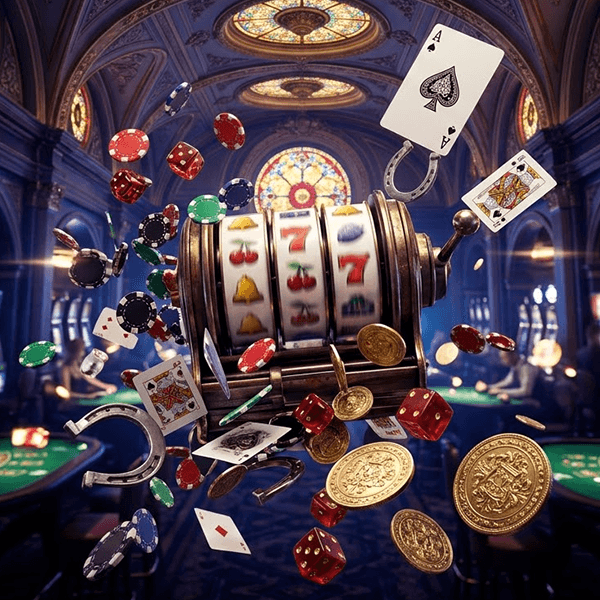 Luxury digital casino interface with premium betting options